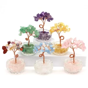 Strom peněz z krystalů | dekorace, talisman