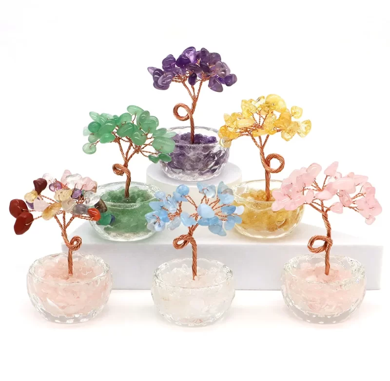 Strom peněz z krystalů | dekorace, talisman