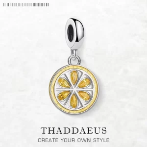 Stříbrný visací přívěsek citron | šperk