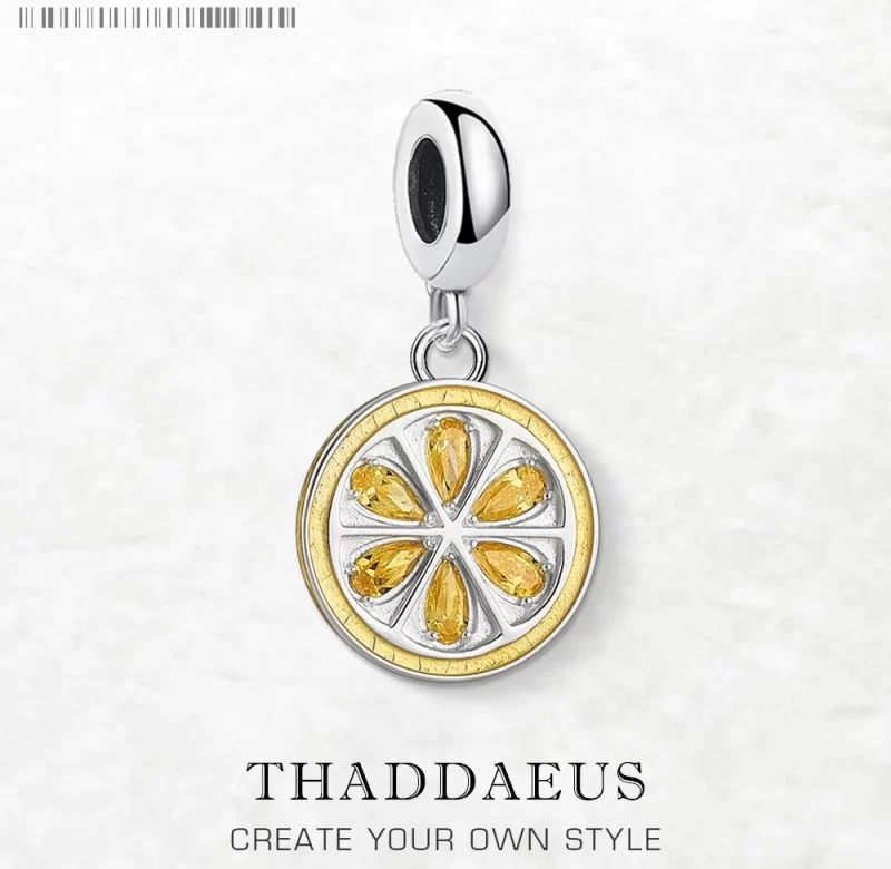 Stříbrný visací přívěsek citron | šperk