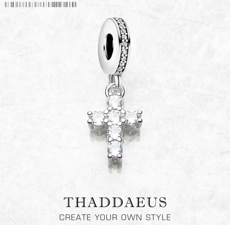 Stříbrný přívěsek kříž | šperk