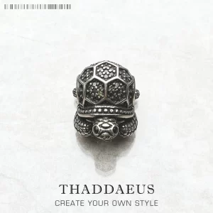 Stříbrný korálek želva tmavě zelený | šperk