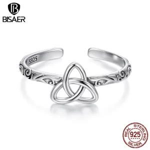 Stříbrný keltský nastavitelný prsten | šperk