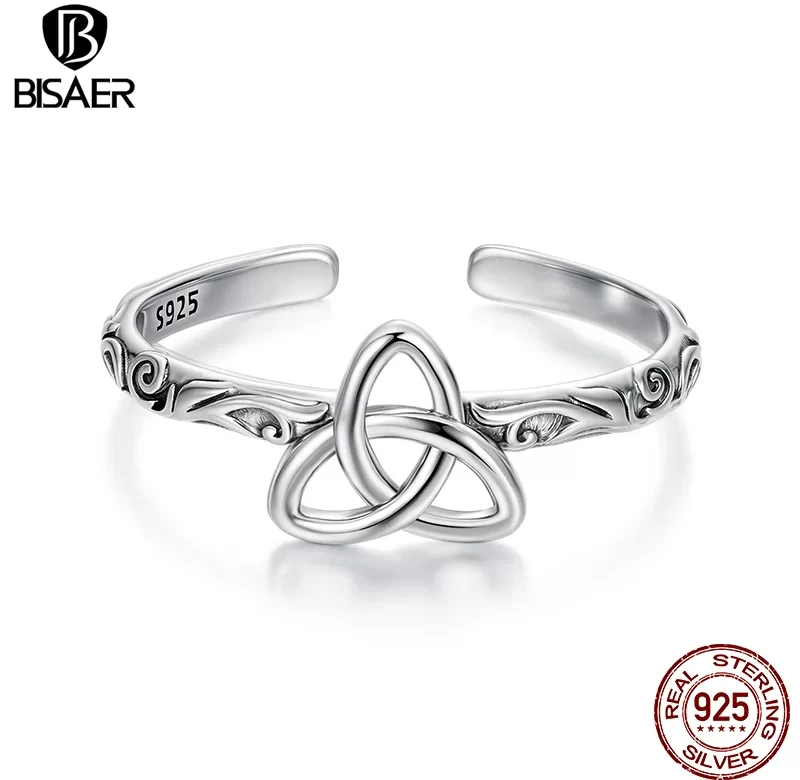 Stříbrný keltský nastavitelný prsten | šperk