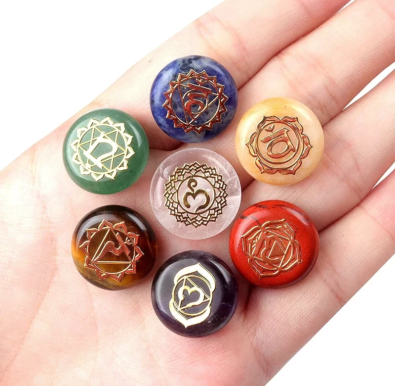 Čakrové kameny 7 ks | krystaly