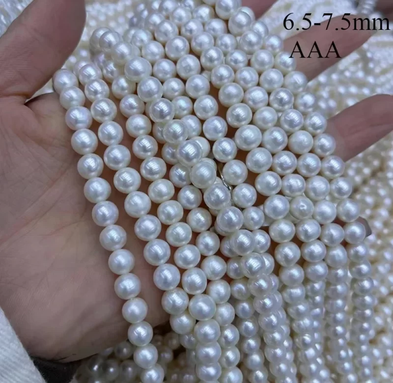 Sladkovodní přírodní perlové korálky AAA | výroba šperků