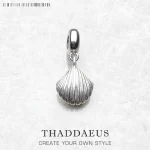 Stříbrný přívěsek mušle | šperk