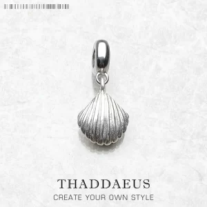 Stříbrný přívěsek mušle | šperk