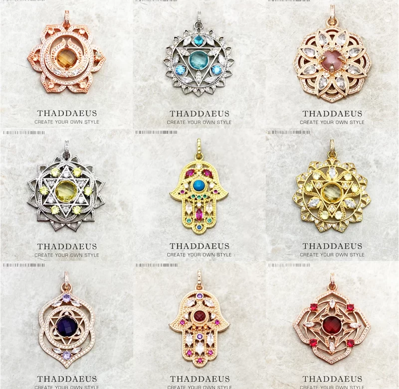 Stříbrný přívěsek ruka fatimy | šperk