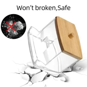 Průhledný úložný box s víkem | Organizér