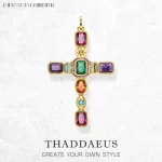 Stříbrný křížový přívěsek 925 vintage | šperk