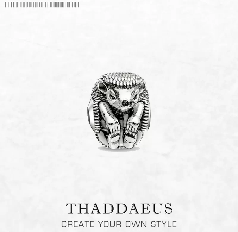 Stříbrný korálek ježek 925 | šperk