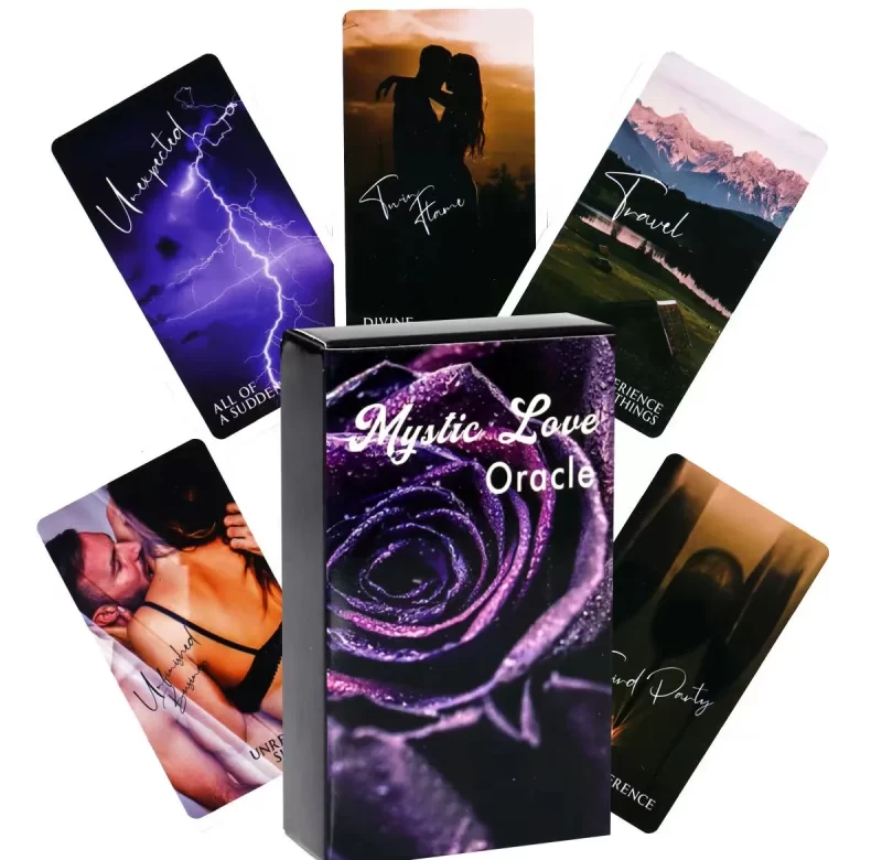 Mystic love oracle tarot karty | karetní hra, věštecké karty 79 ks
