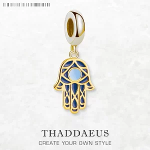 Stříbrný přívěsek ruka fátimy talisman štěstí | šperk