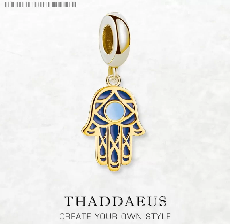 Stříbrný přívěsek ruka fátimy talisman štěstí | šperk