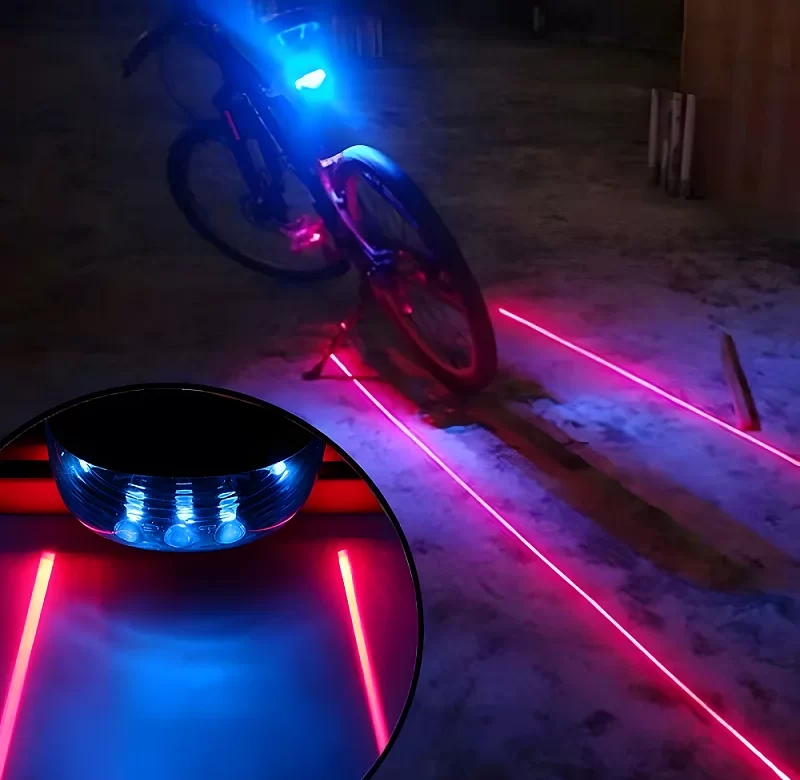 Cyklistické led zadní světlo | bezpečnostní světlo 2 ks