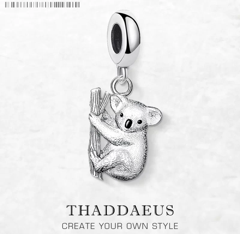 Stříbrný přívěsek koala 925 | šperk