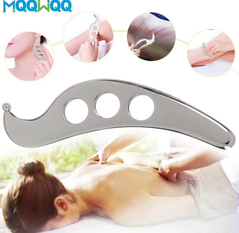 Nerezový masážní kámen gua sha | relaxace