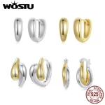 Stříbrné kruhové svatební náušnice | šperky 2 ks