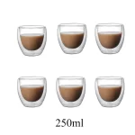 6 ks dvojitých stěnových hrnků