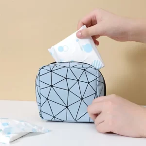 Malá kosmetická taštička na vložky | cestovní taštička