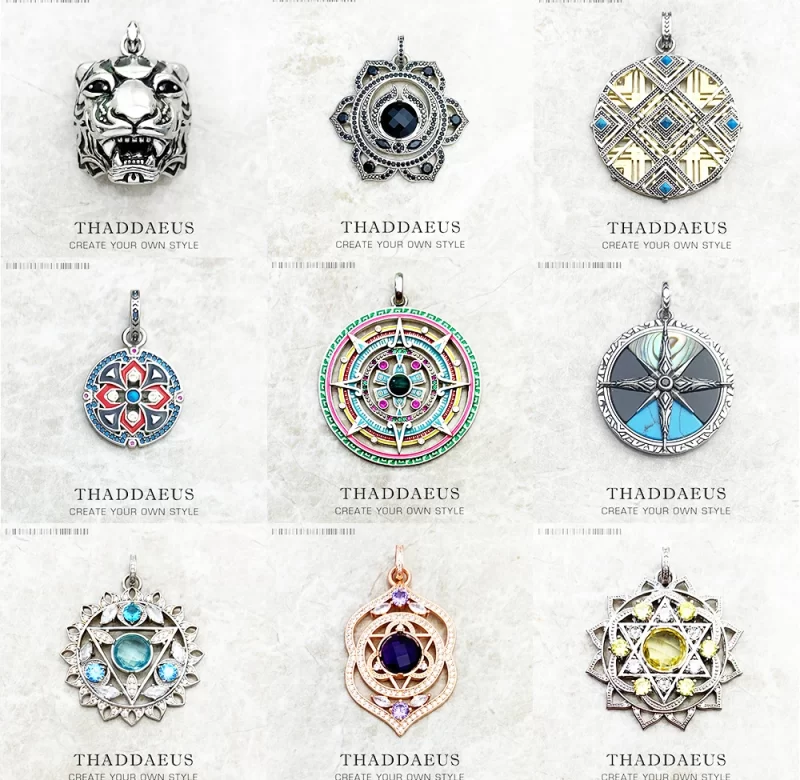 Magický amulet aztécký tygr stříbro | přívěsek