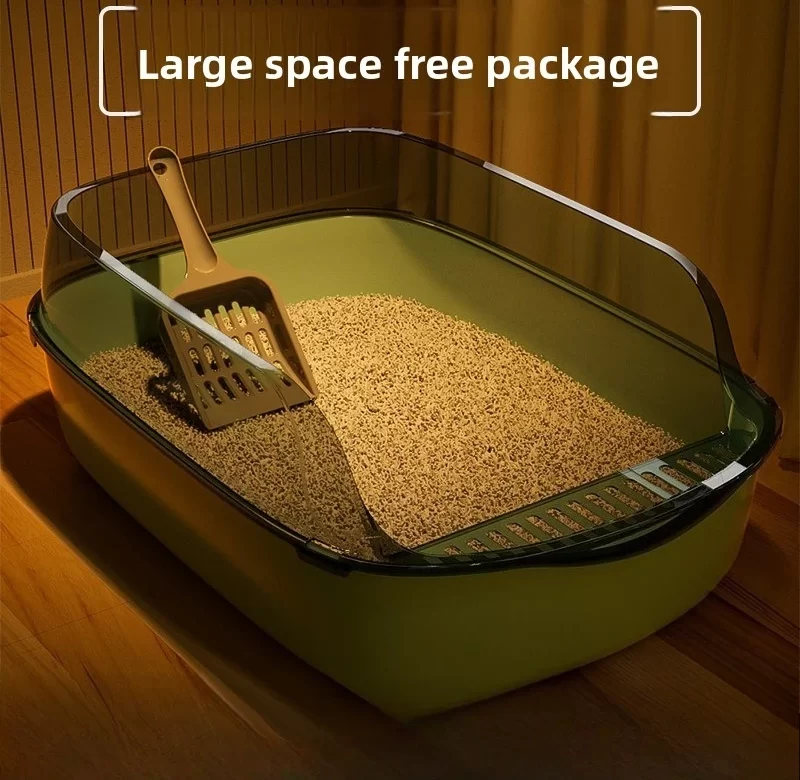 Kočičí toaleta polouzavřená splashproof | kočičí záchod