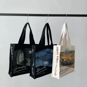 Plátěná nákupní taška 12x38x36 cm | kabelka