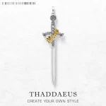 Stříbrný přívěsek meč s korunou | šperk