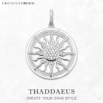 Stříbrný přívěsek slunce se zirkonem | šperk