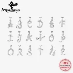 Stříbrný přívěsek písmeno se zirkony | šperk