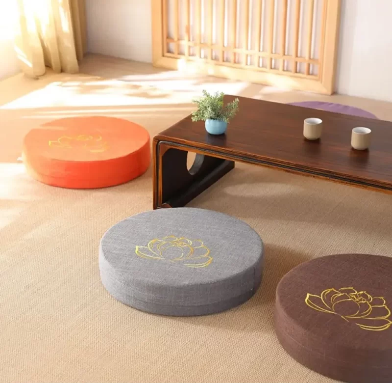 Meditační podsedák tatami 40×6 cm | polštář, podložka