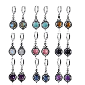 Elegantní visací náušnice s kyanitem stříbro 925 | šperk 2 ks