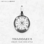 Stříbrný ochranný amulet přírody černý | šperk