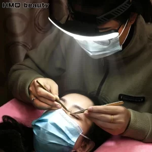 Nabíjecí led čelovka na řasy | Kosmetická lampa