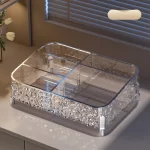 Úložná krabička s ledovcovým vzorem [průhledná]]