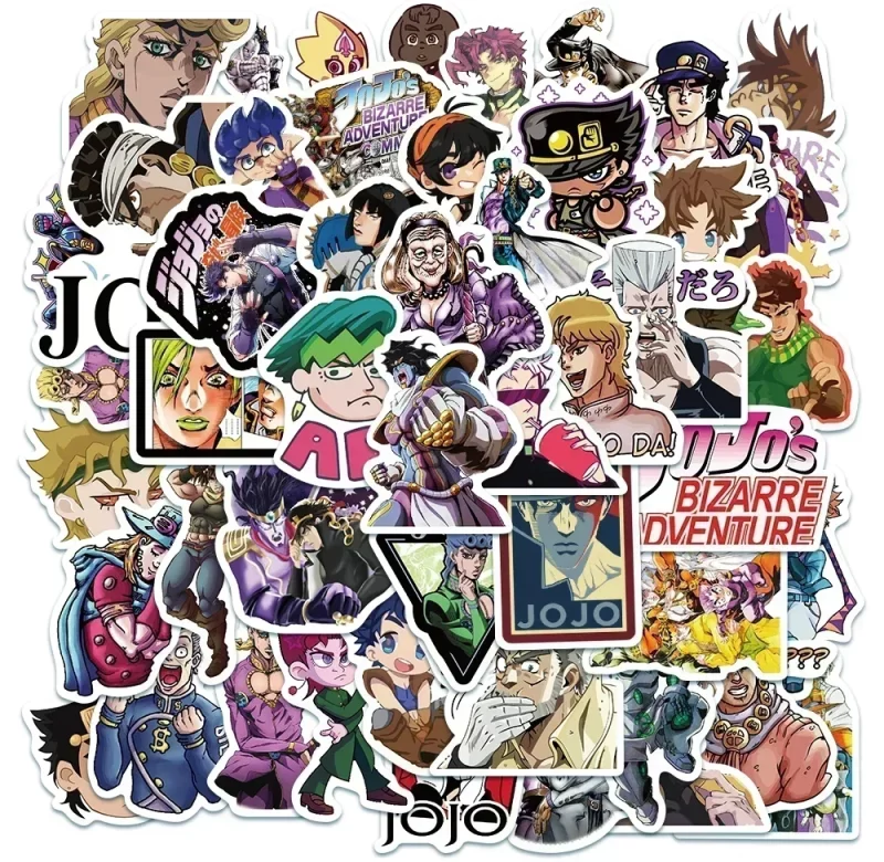 Anime samolepky jojo bizarre adventure | dekorace 50 ks