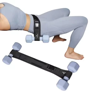 Hip thrust posilovací pás s podložkou | cvičební pomůcka