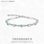 Stříbrný náramek tyrkys vintage | šperk