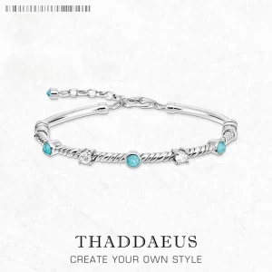 Stříbrný náramek tyrkys vintage | šperk