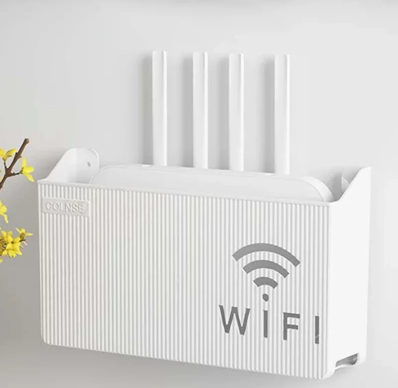 Nástěnný úložný wifi box | organizér