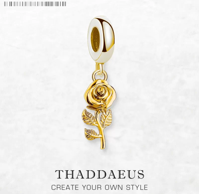 Přívěsek růže 925 stříbro | šperk