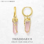 Kruhové stříbrné náušnice růženín vintage | šperk 2 ks