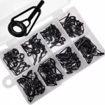 Nerezový kroužek na rybářský prut | rybářské příslušenství 8 ks