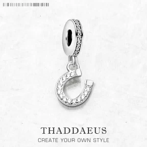 Stříbrný přívěsek podkova pro štěstí | šperk