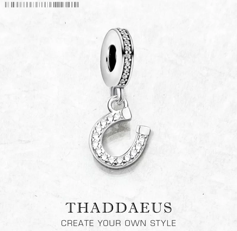 Stříbrný přívěsek podkova pro štěstí | šperk