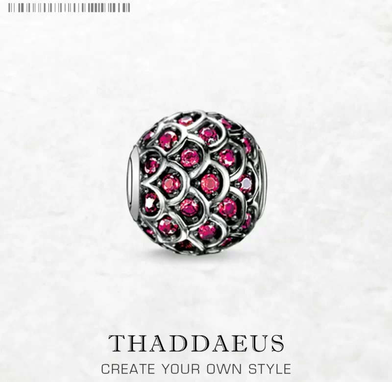 Stříbrný přívěsek červená rybka | šperk