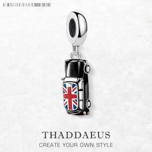 Stříbrný přívěsek londýnské taxi auto | šperk