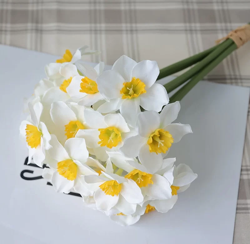 Umělá kytice narcisů | dekorace stolu | květiny