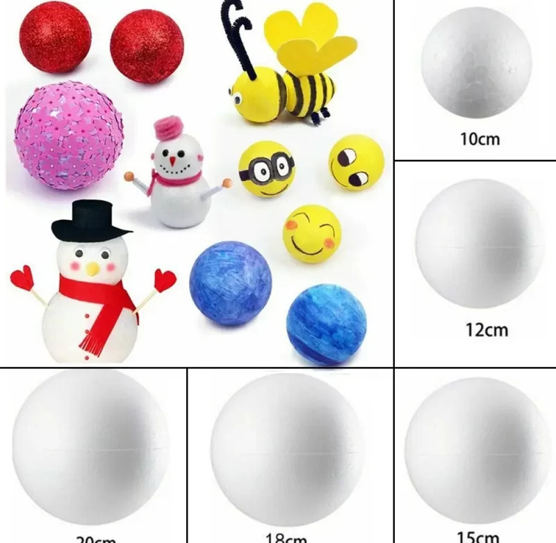 Polystyrenová dekorační koule na party | dekorace